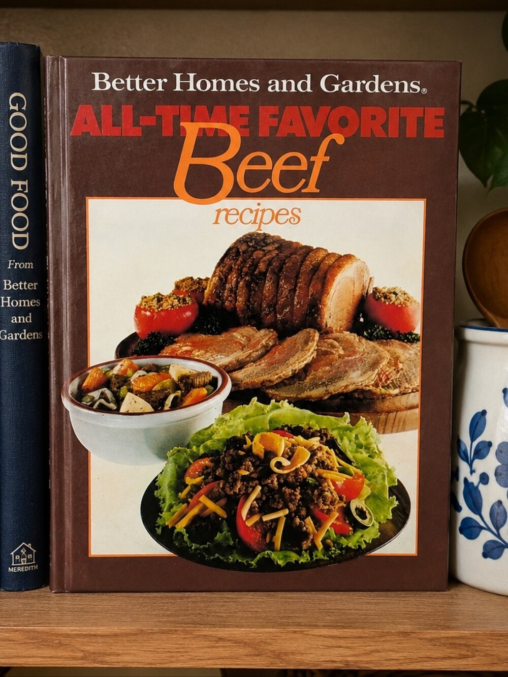 Better Homes & Gardens All-Time Favorite Beef Recipes Hardcover Vintage Cookbook